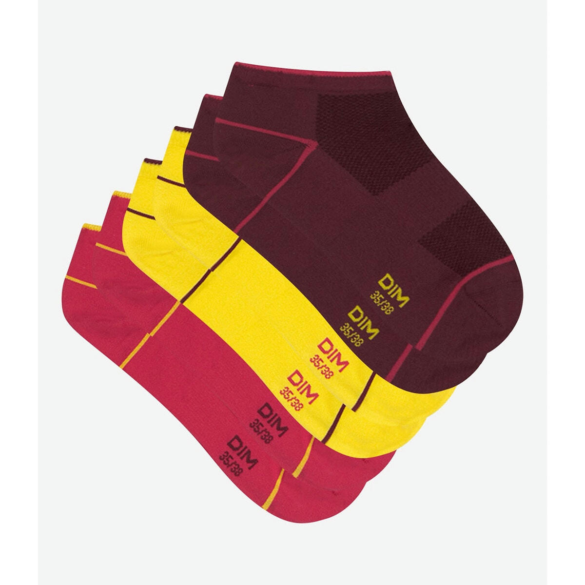 Lot de 3 socquettes courtes - Impact léger