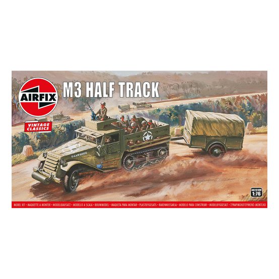 Airfix M3 Half Track Model Kit 1:76