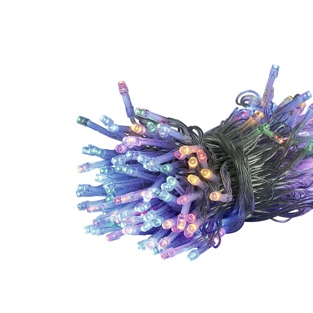 Guirlande électrique 400 LED solaire connectable L40M multicolore