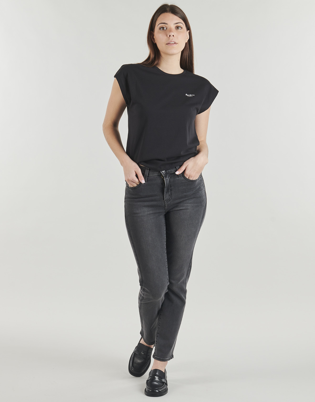 Levi's - 724 HIGH RISE STRAIGHT - Black
