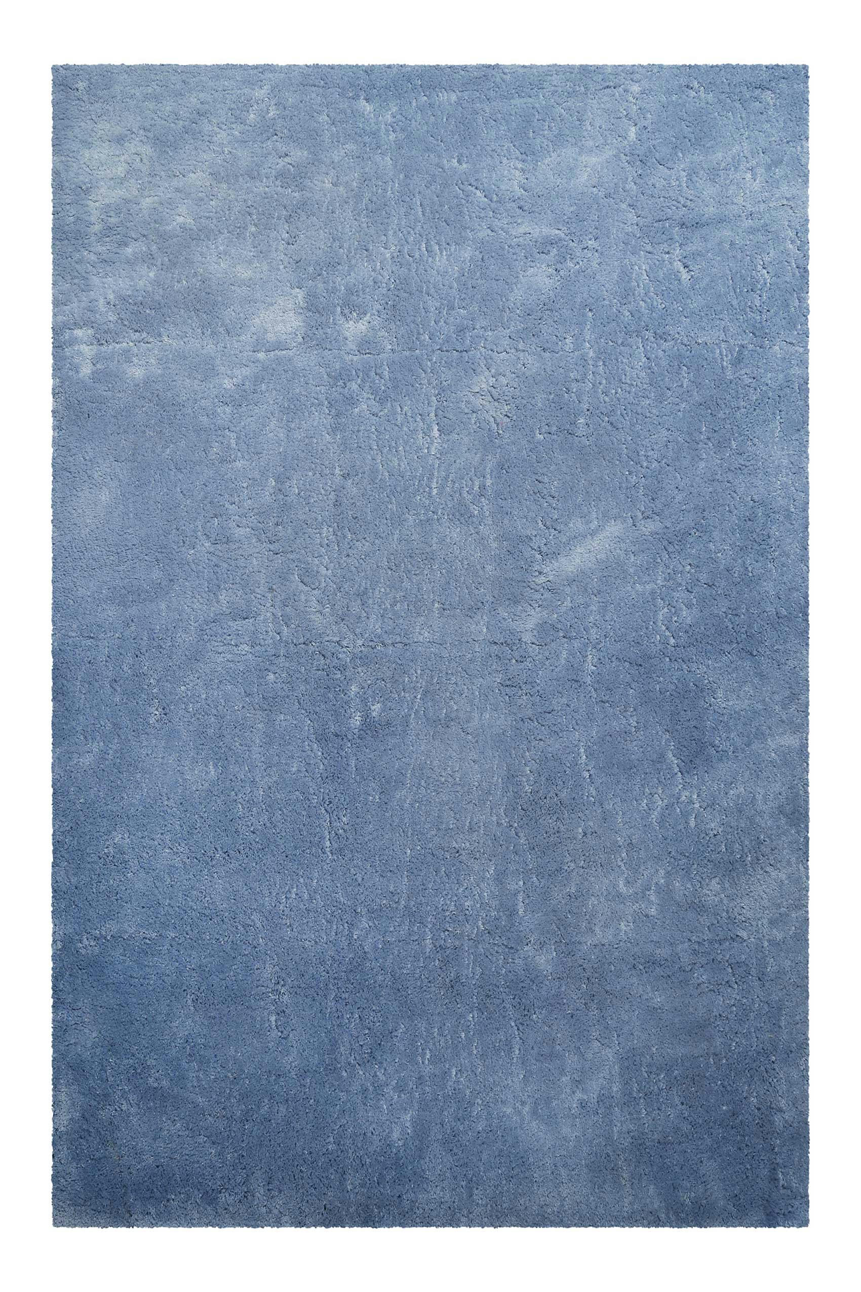 LULU - Tapis à poils longs, doux et moelleux, bleu clair  170x240
