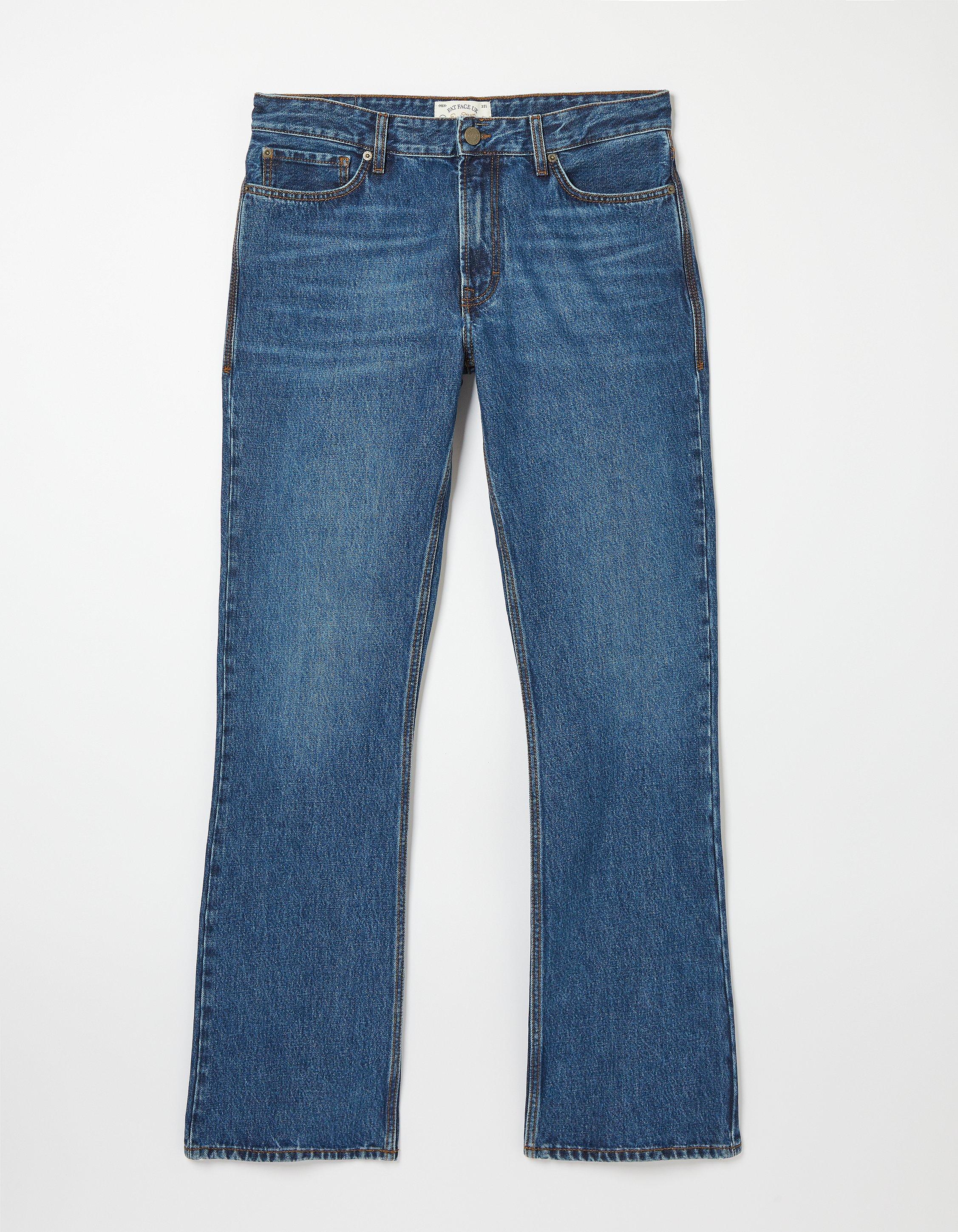 Bootcut Stone Wash Jeans