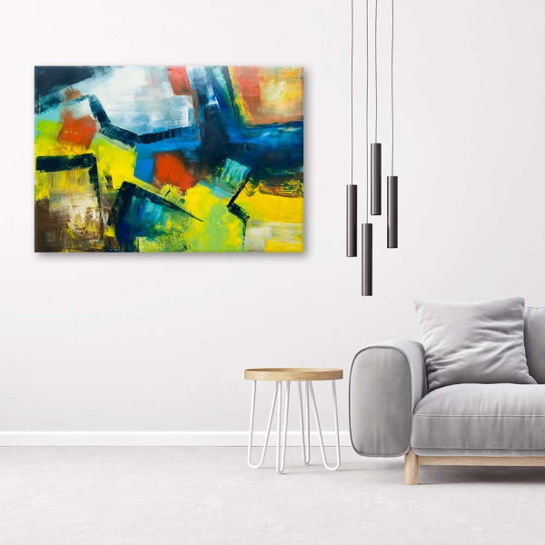 Feeby Obraz na płótnie Abstrakcja multikolor 60x40