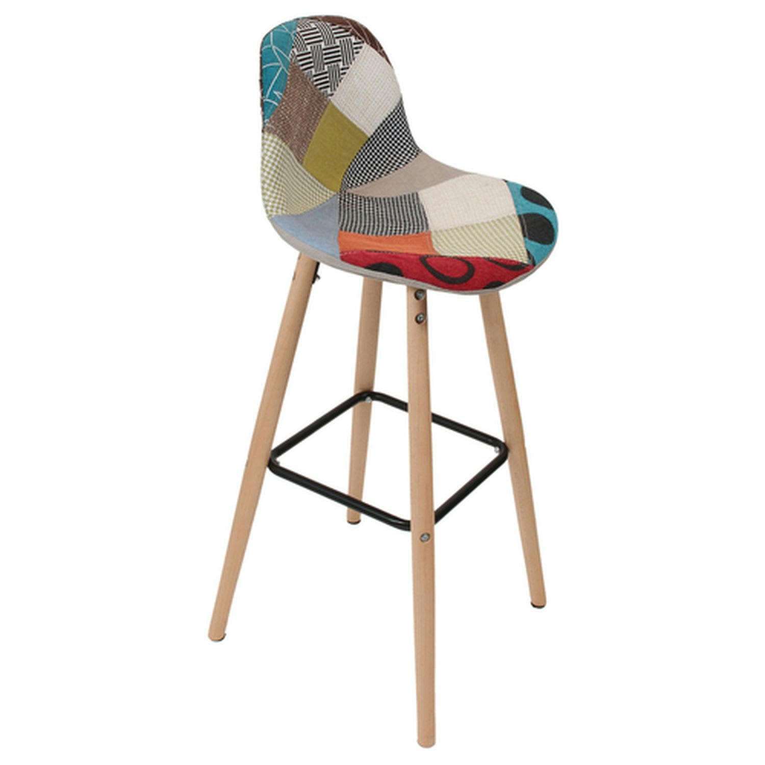RIGA - Tabouret de bar scandinave beige