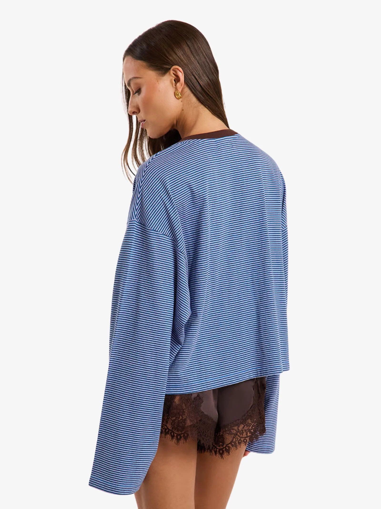 Taliah LS Stripey Tee