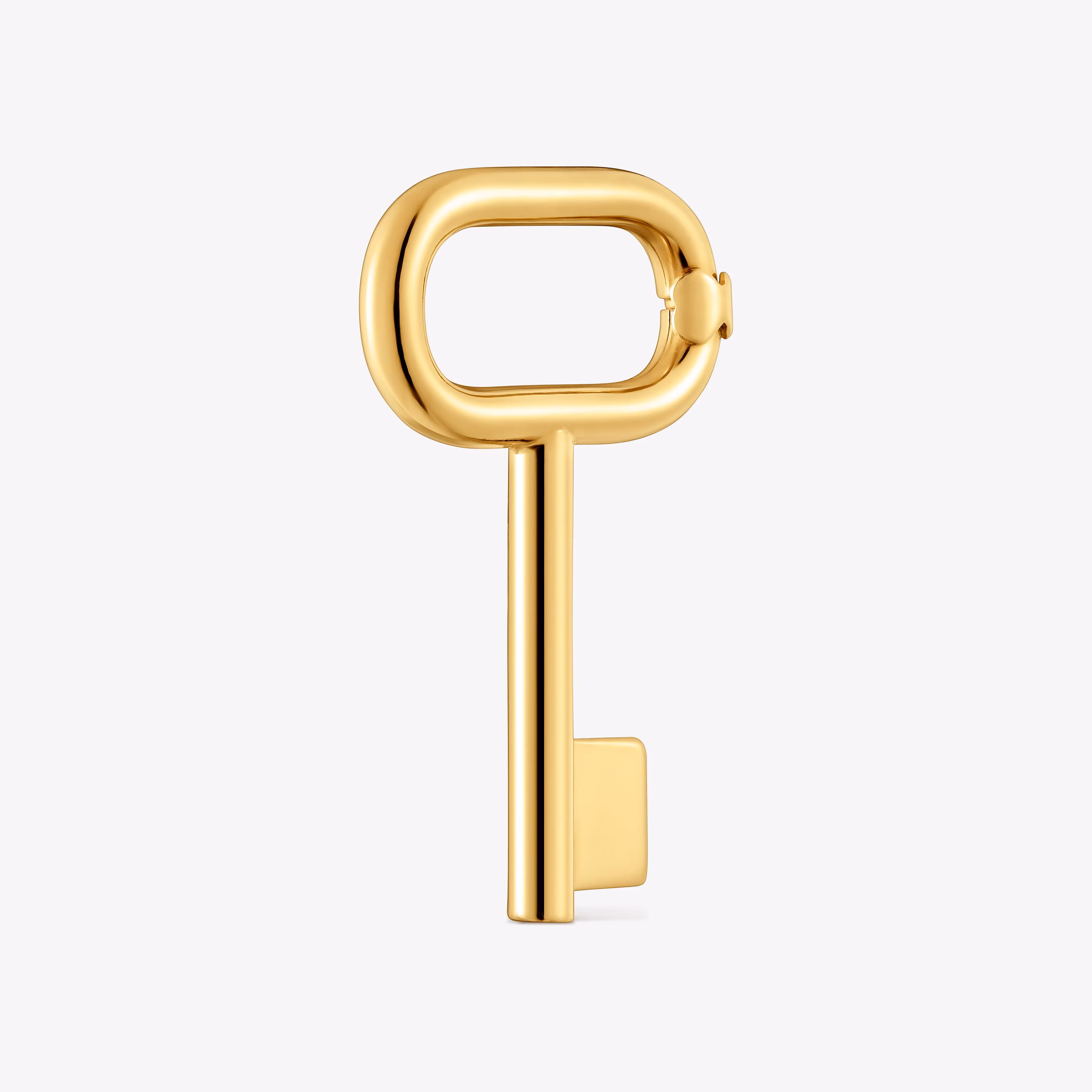 Colgante con baño de oro 18 kt sobre plata motivo llave 32 mm TOUS Unlock