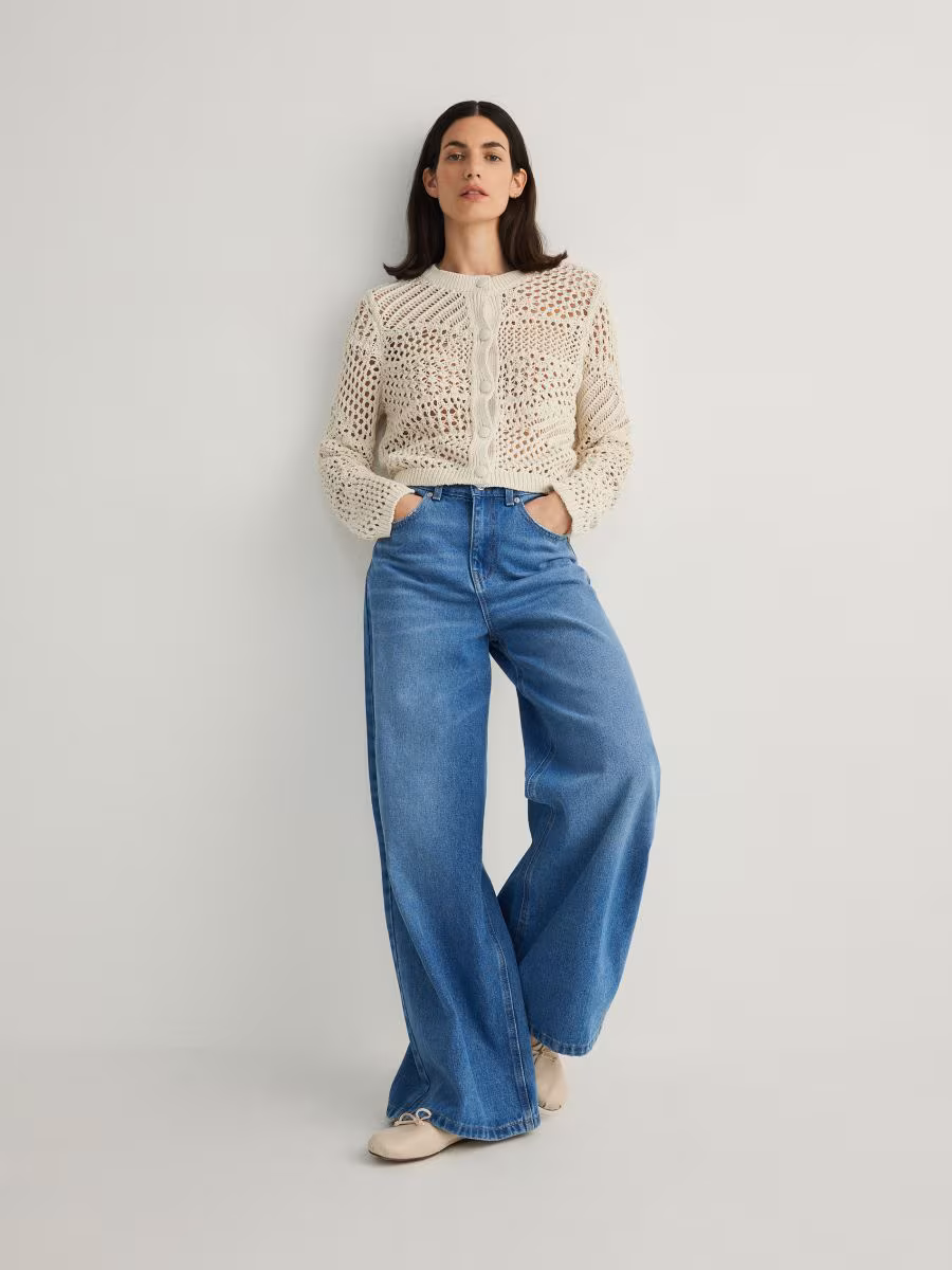 Openwork Cardigan