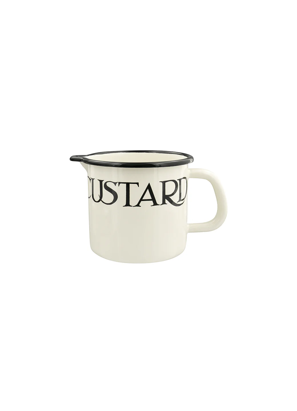 Black Toast Medium Enamel Jug