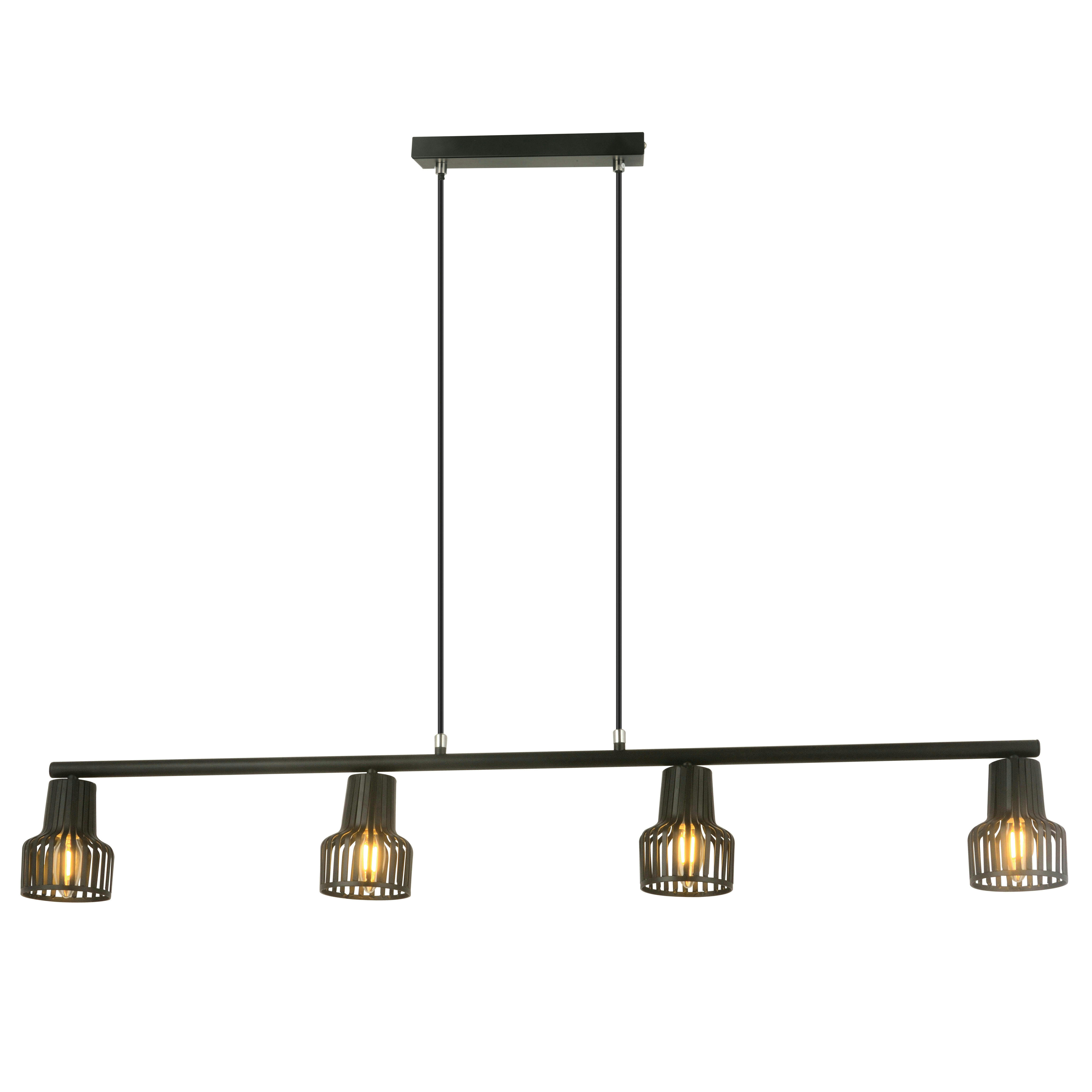 HOBART - Suspension en métal noir