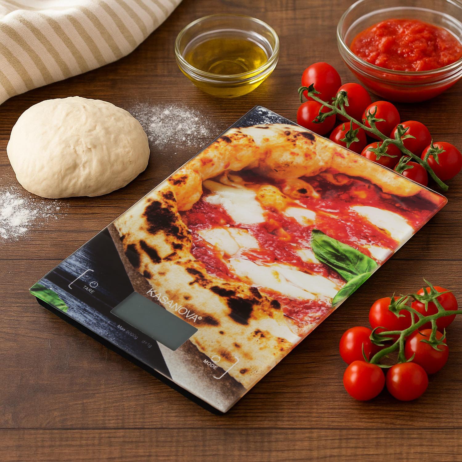 Bilancia da cucina digitale pizza Margherita 5 kg