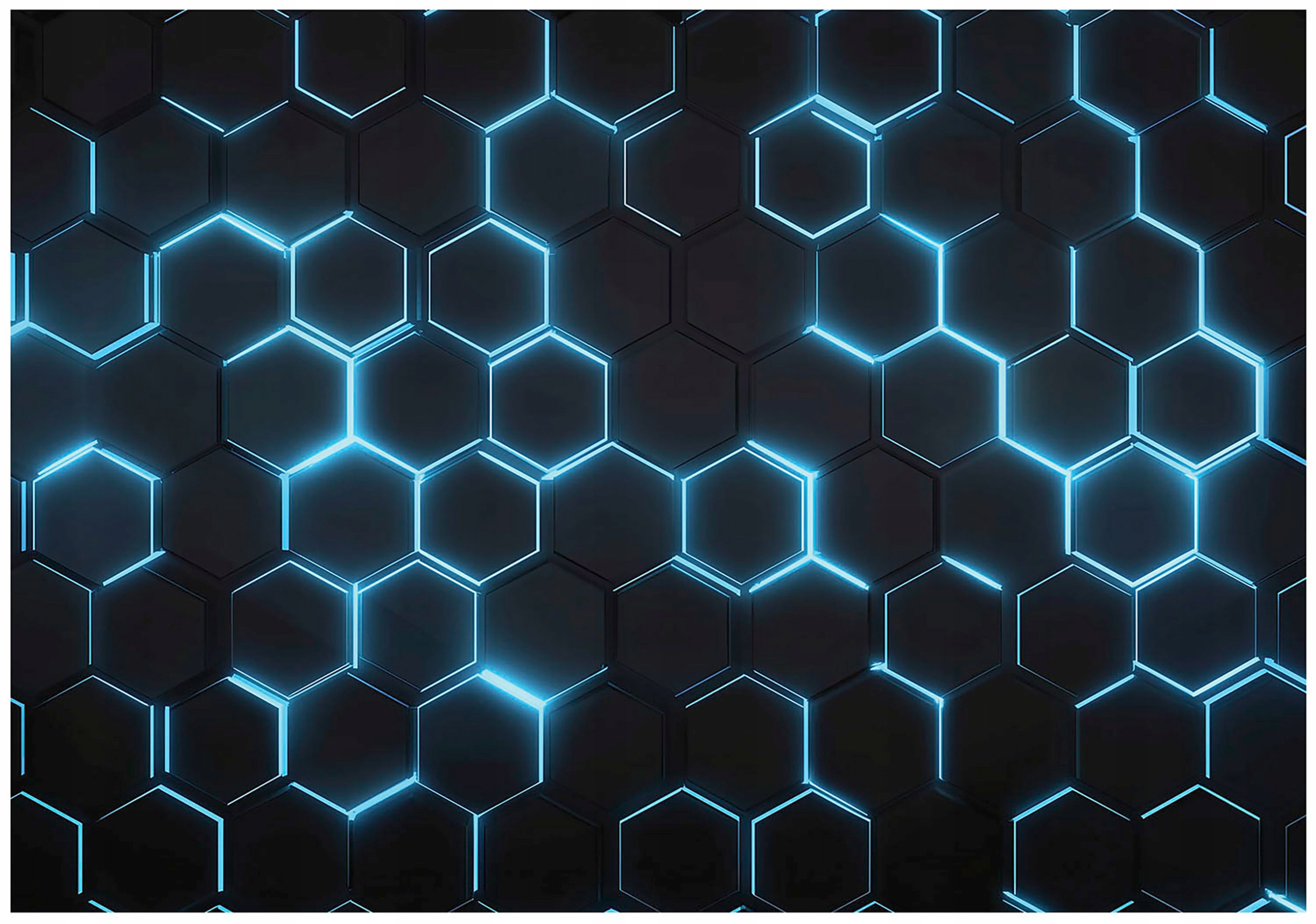 Fototapeta dla chłopca heksagony 3d gaming tapeta do pokoju dzieci 250x175