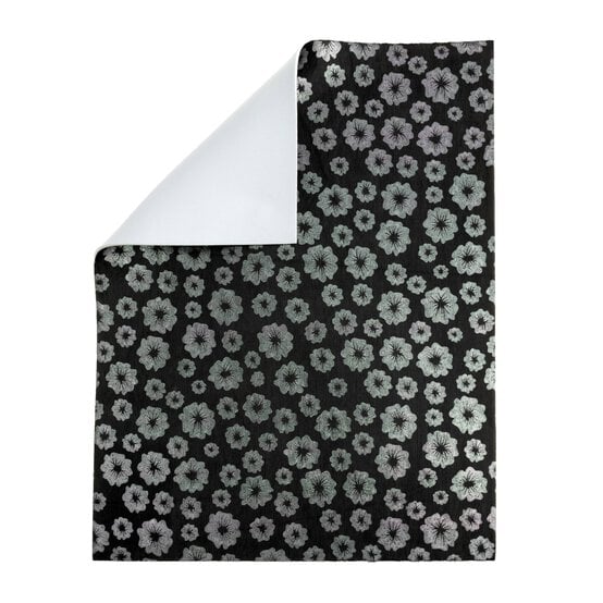 Black Metallic Spot EVA Foam Sheet 22.5cm x 30cm