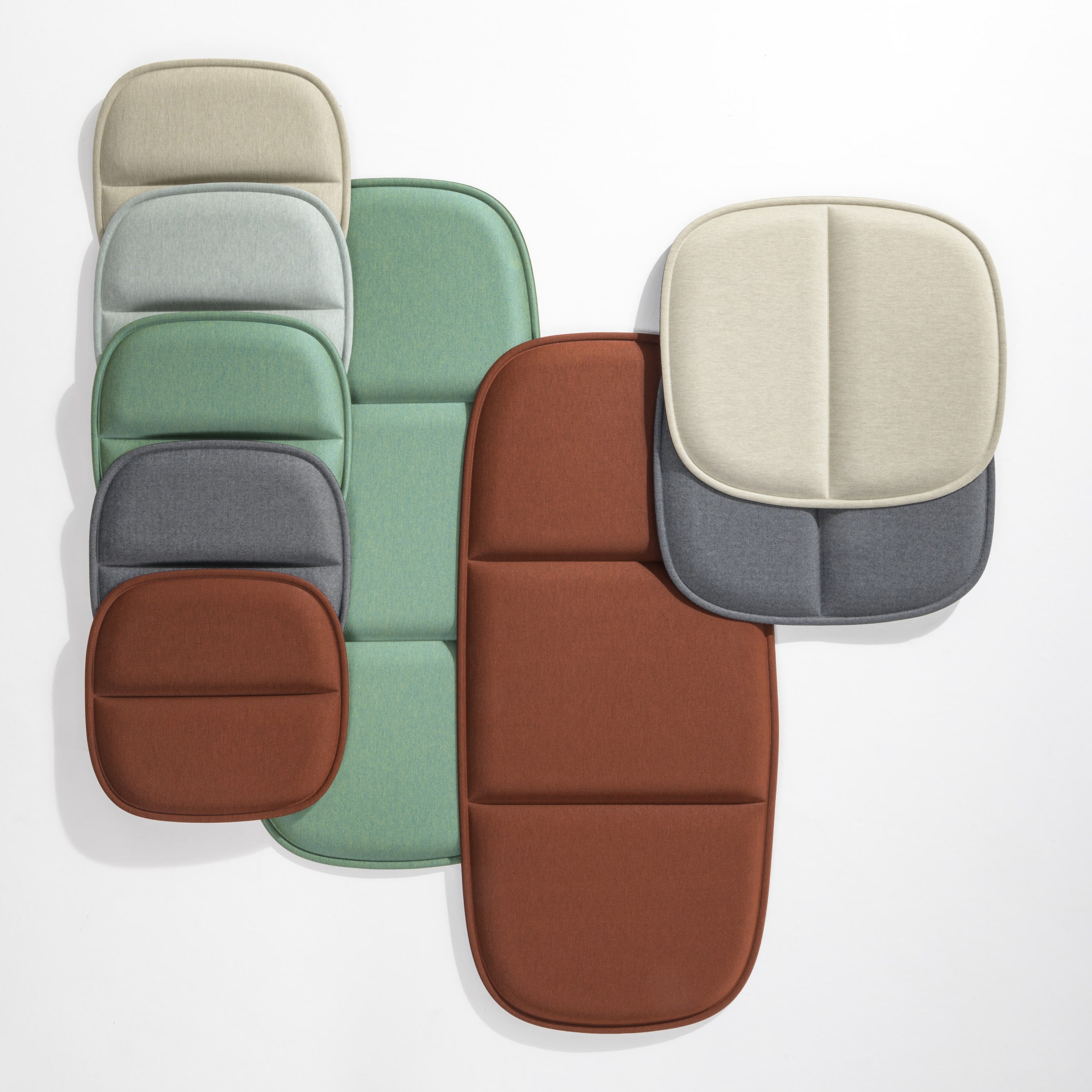 Kartell Hiray Zitkussen voor Armstoel/Fauteuil - Antraciet