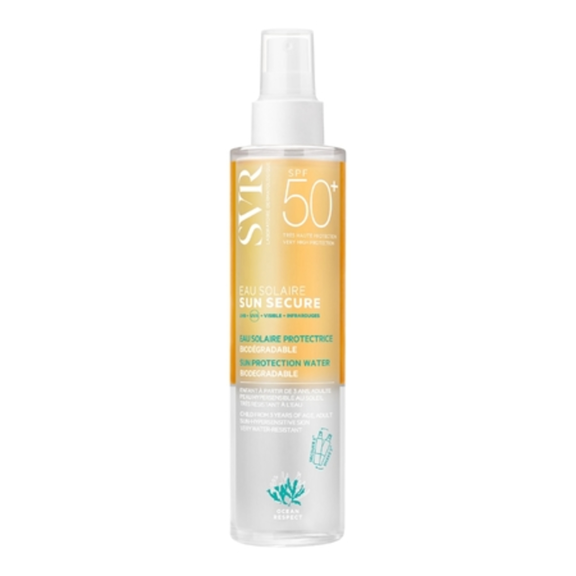SUN SECUREEau solaire très haute protection SPF50+