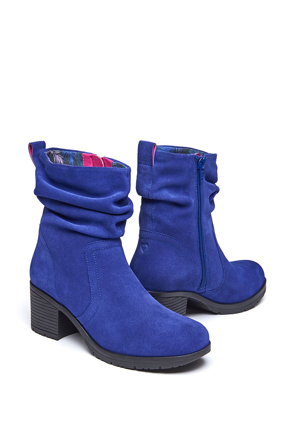 Moshulu Taylor 3' Heeled Suede Ankle Boots
