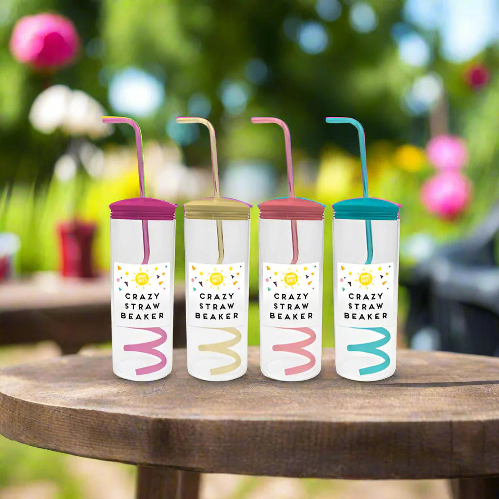 Summer Days Crazy Straw Beaker
