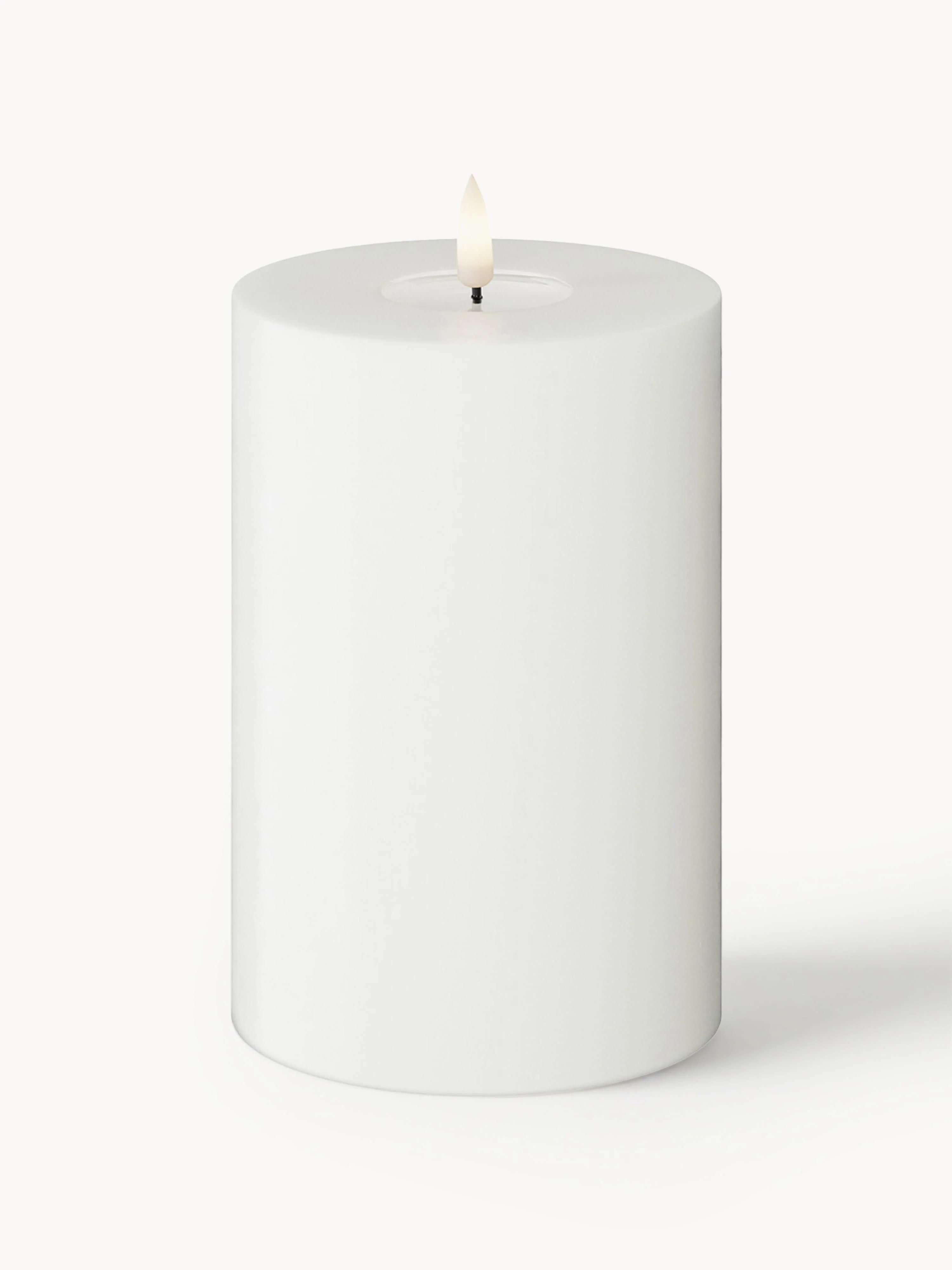 Handgefertigte LED-Kerze Real Flame, H 15 cm