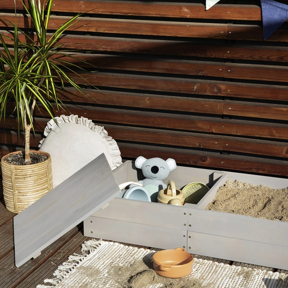 Sandkasten »Space Saver«, Ab 3 Jahren, Zypressenholz