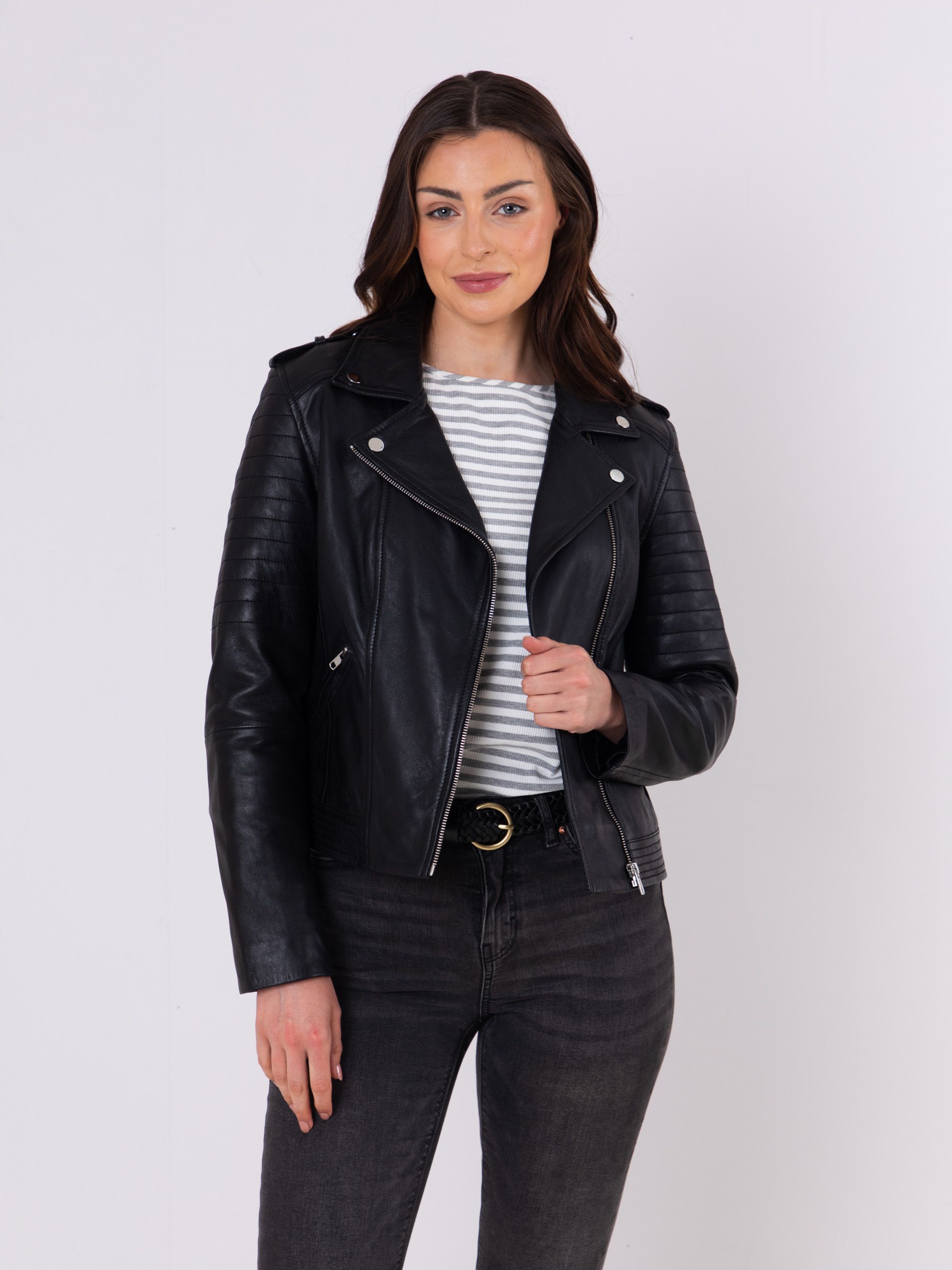 Lakeland Leather Esthwaite II' Leather Biker Jacket