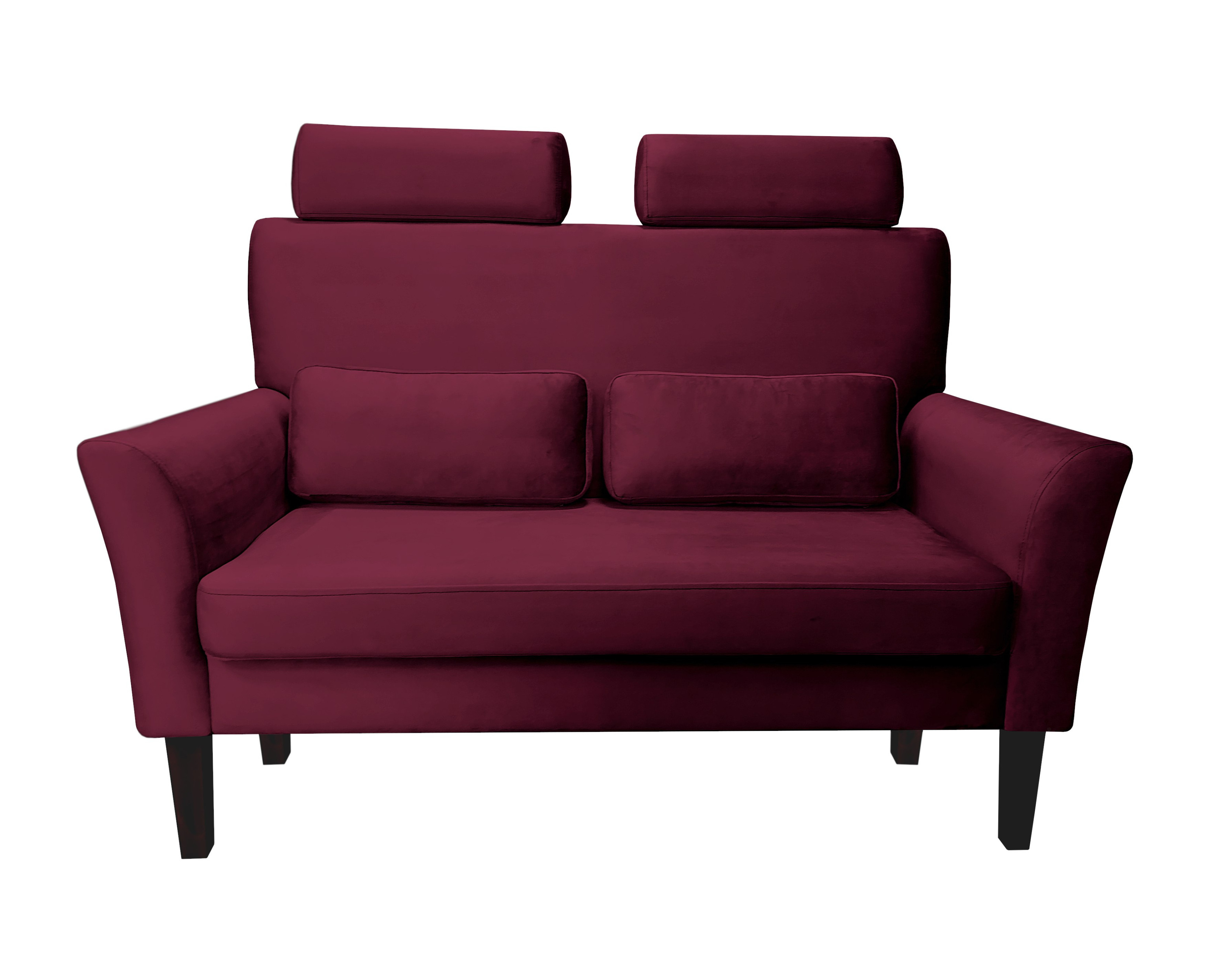 Sofa DENVER tkanina Welur noga drewniana