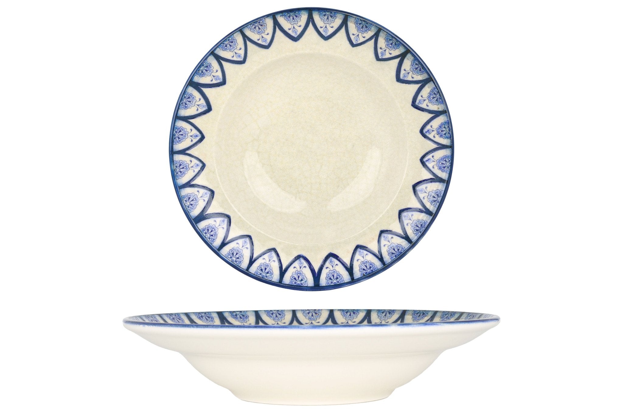 Bonna Pastabord - Esnaf - Porselein - 24 cm (400cc) - set van 2