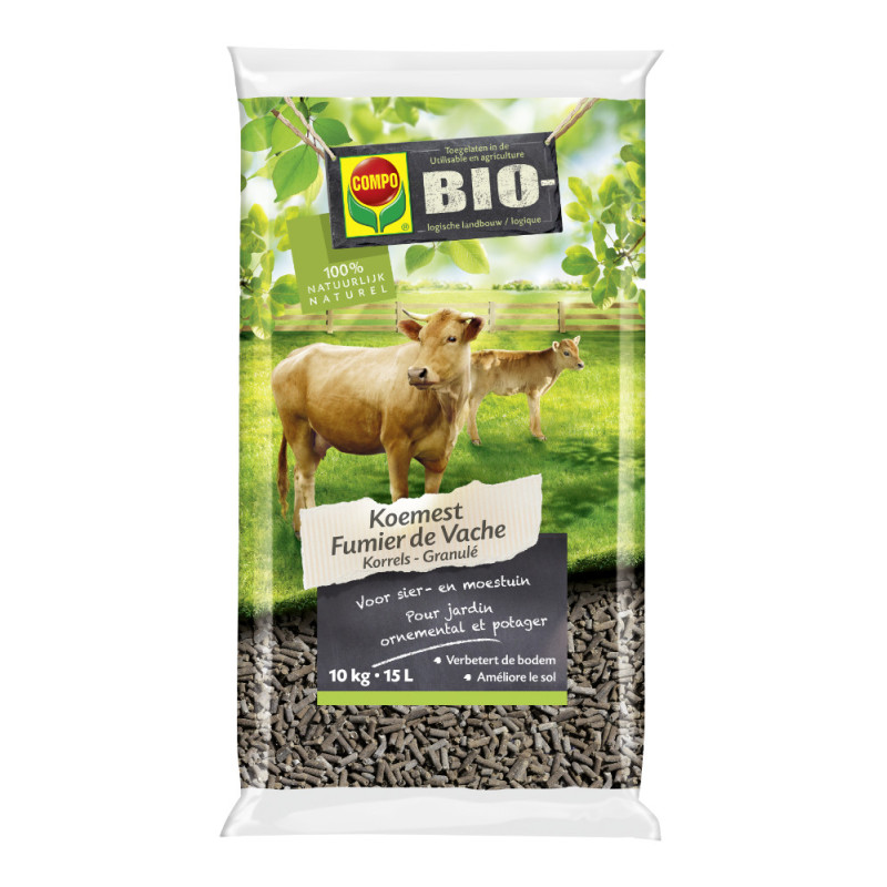 Fumier de vache Bio 10 kg Compo