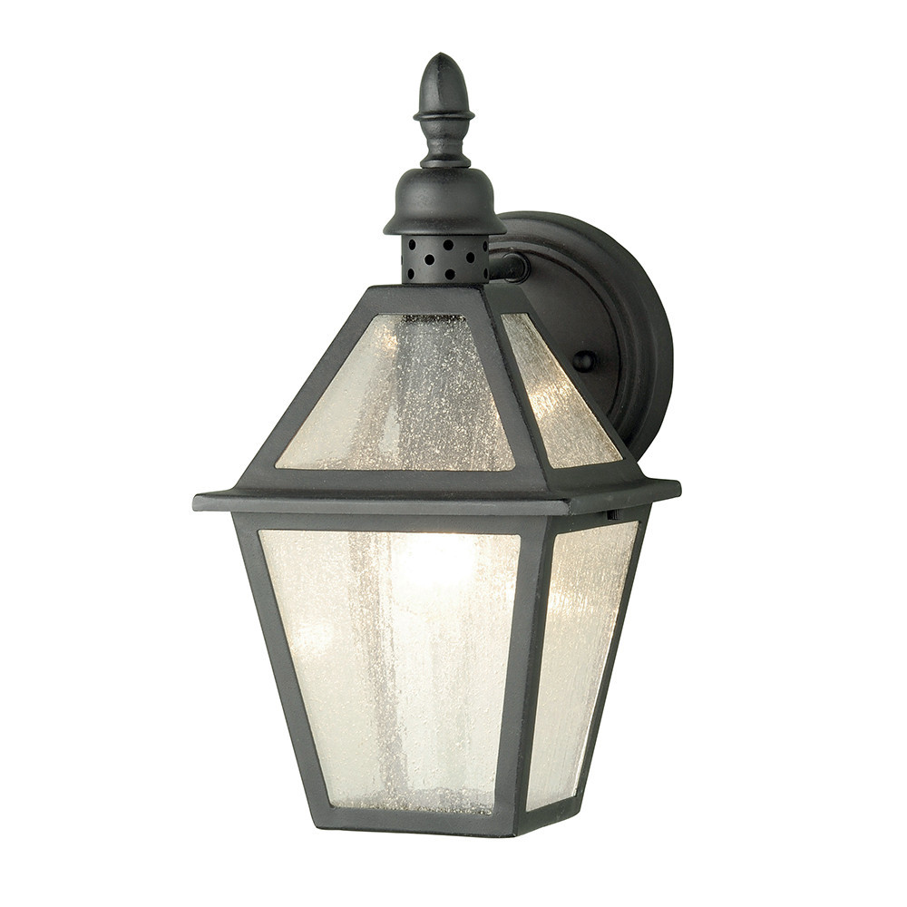 Kinkiet zewnętrznyczarny Polruan 1xE27x60W IP44 Elstead