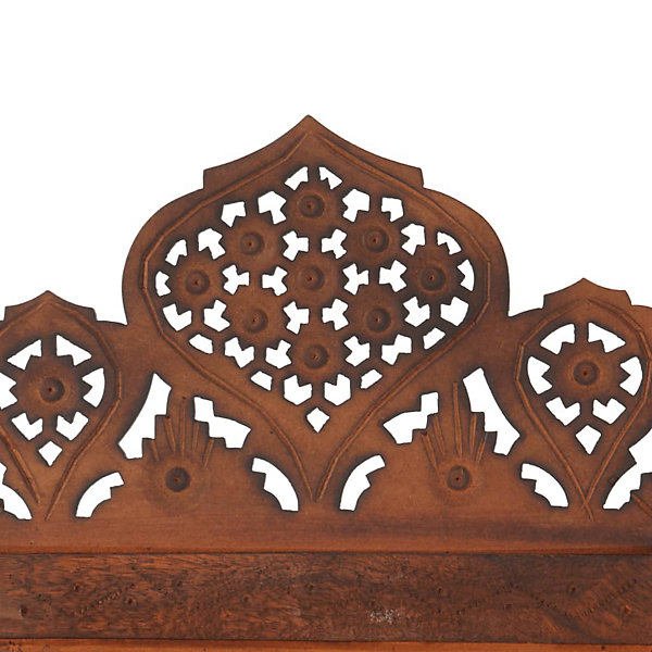 Cloison de séparation 4 panneaux Marron 160x165cm Bois manguier vidaXL