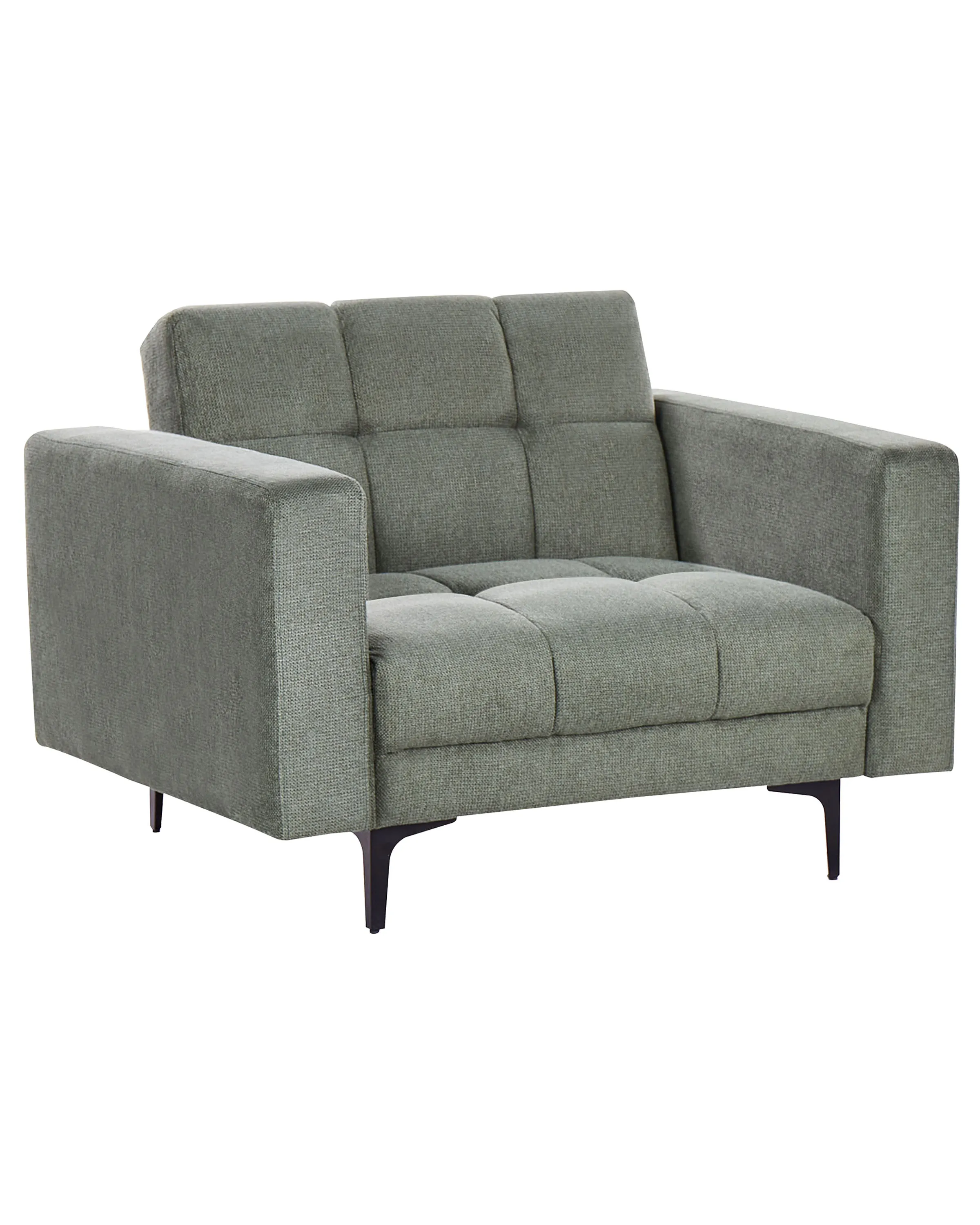 Armchair ALNES Fabric Dark Green