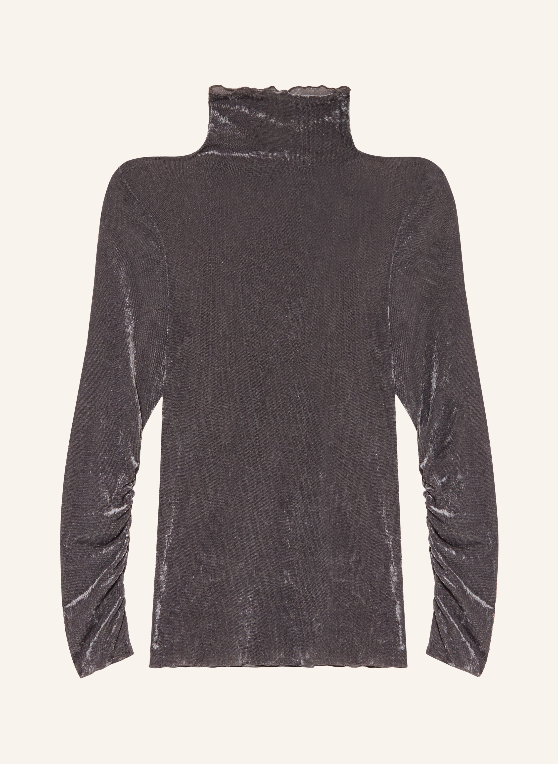 LUISA CERANO Rollkragenshirt aus Mesh