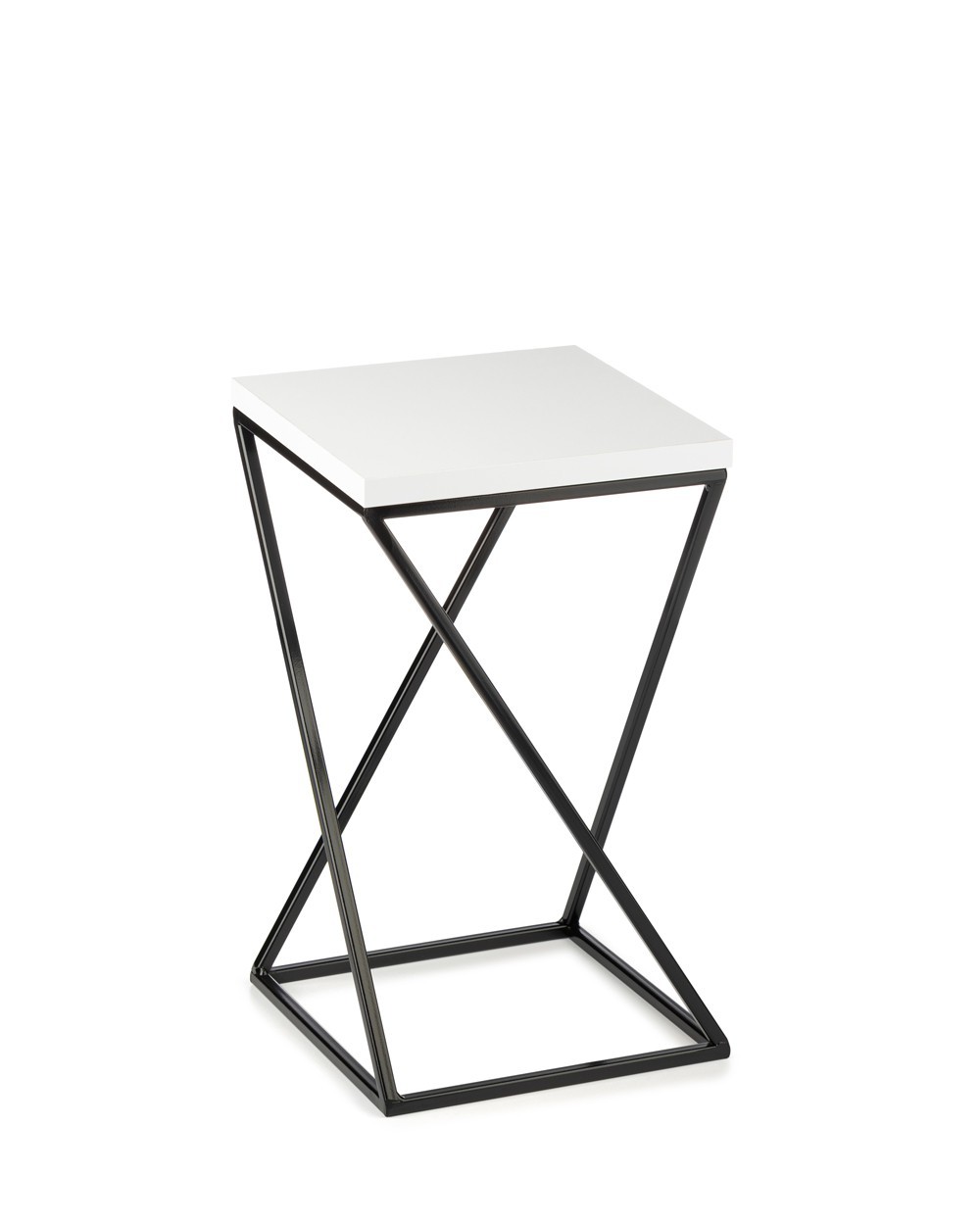 Kwietnik stojący LOFT 40 cm blat biały