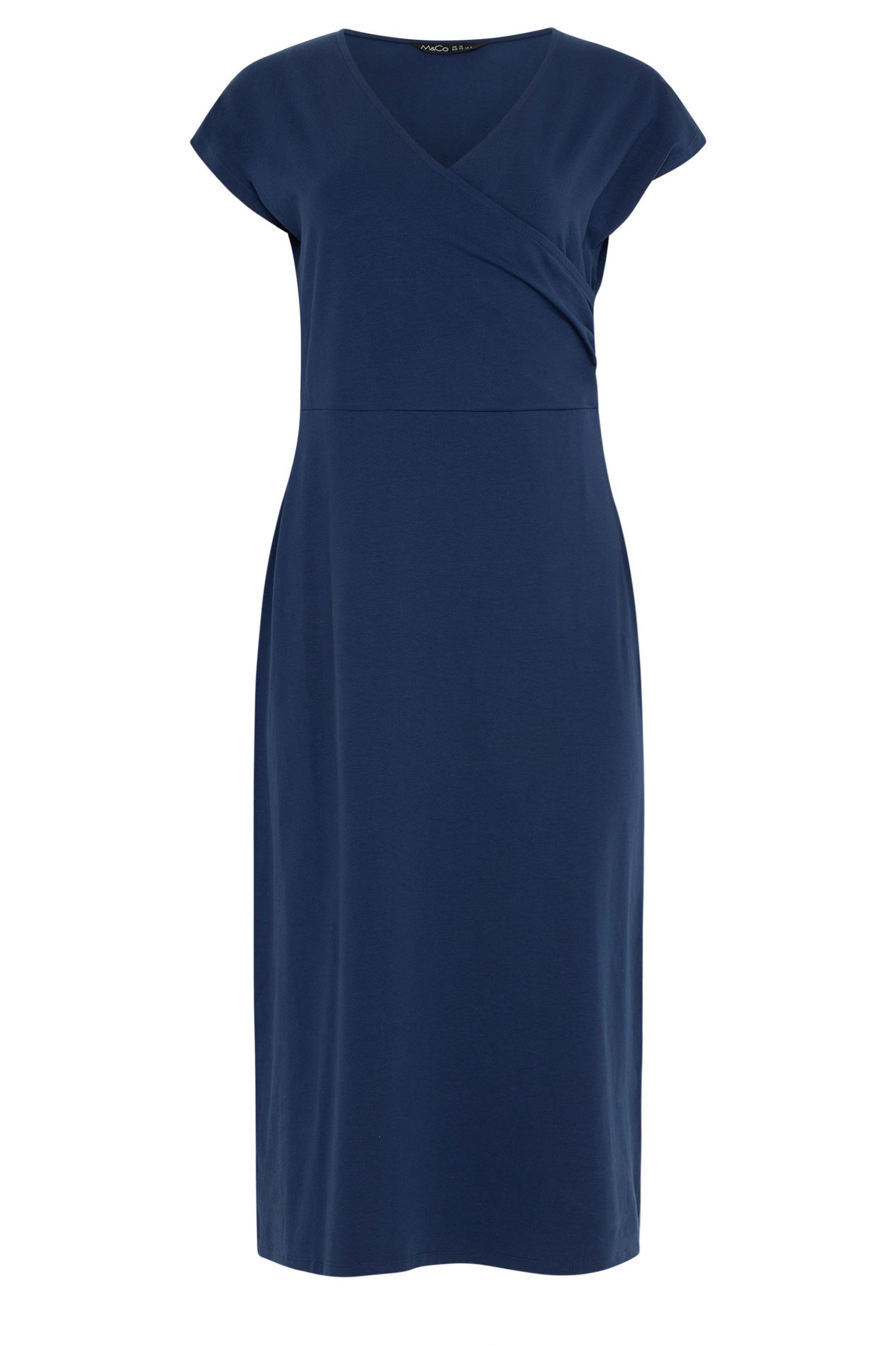 M&Co Midi Wrap Dress