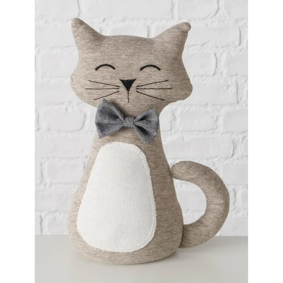 Boltze deurstopper Katje - 1 kilo - beige - 31 x 11 cm