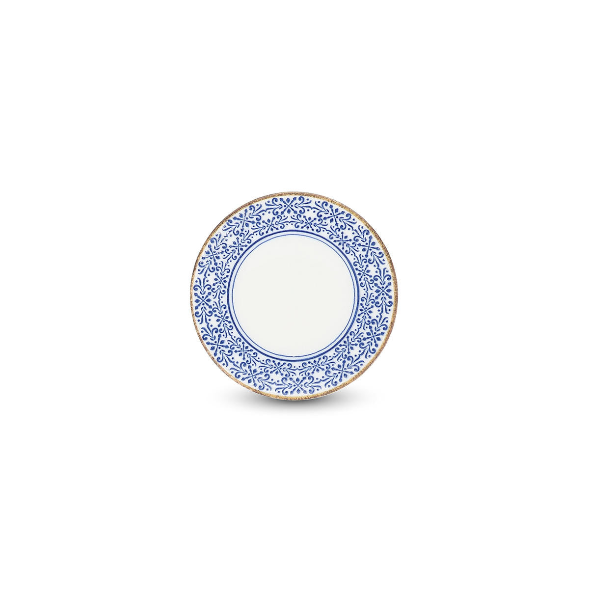 Bonbistro - Plat bord 16cm blauw Azul - Set van 6