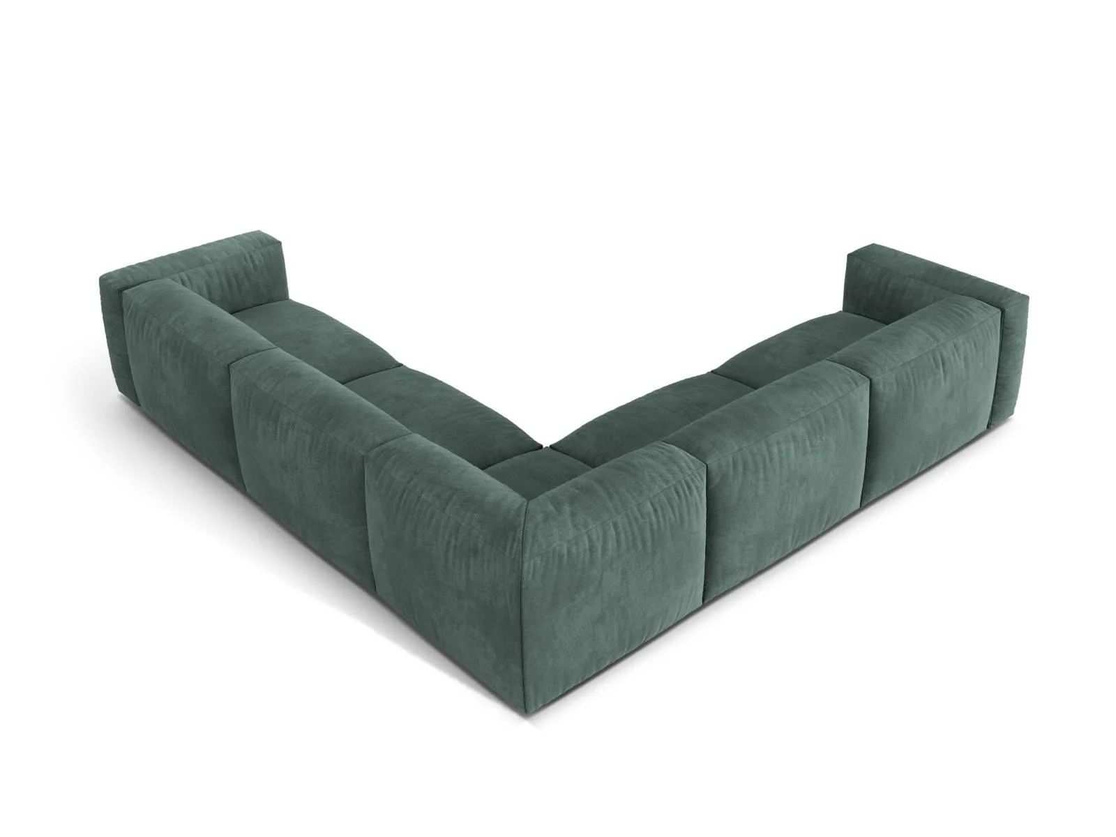 5-zits hoekbank Martina velvet