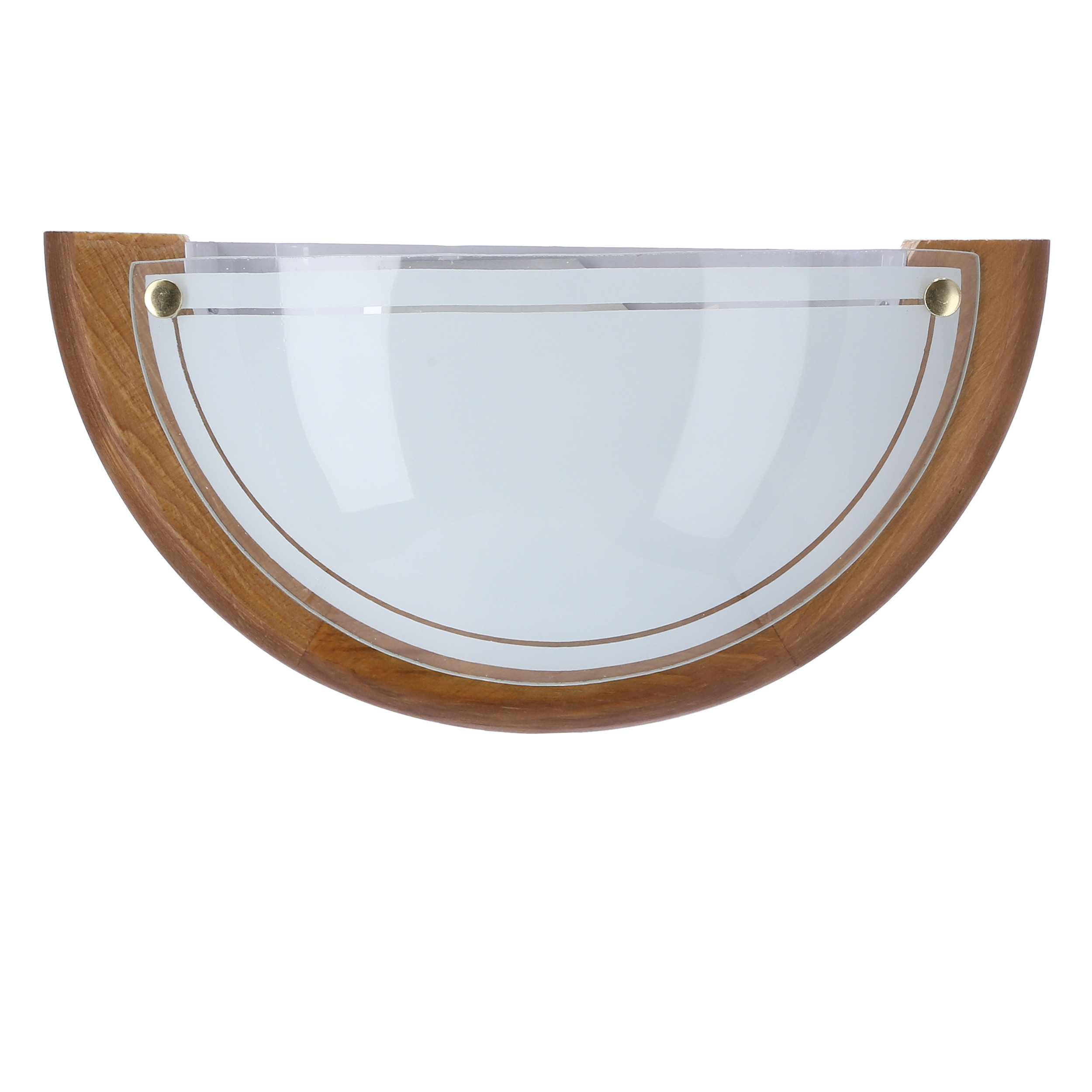Sufitowa PLAFON1/2 lampa drewno standard 1x60w e27 dąb