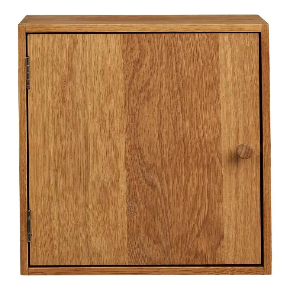 Hioshop Mina wandkast 1 deur eiken