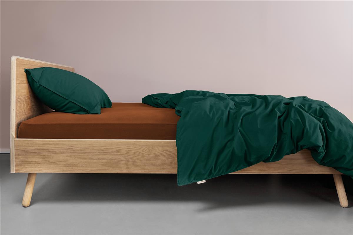 Beddinghouse Jersey - Topper Hoeslaken - 140x200/220 - Steenrood