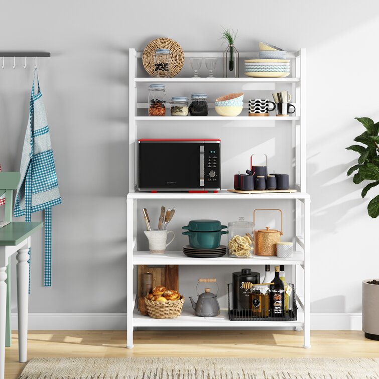 31.5'' Steel Standard Baker's Rack with Microwave Compatibility