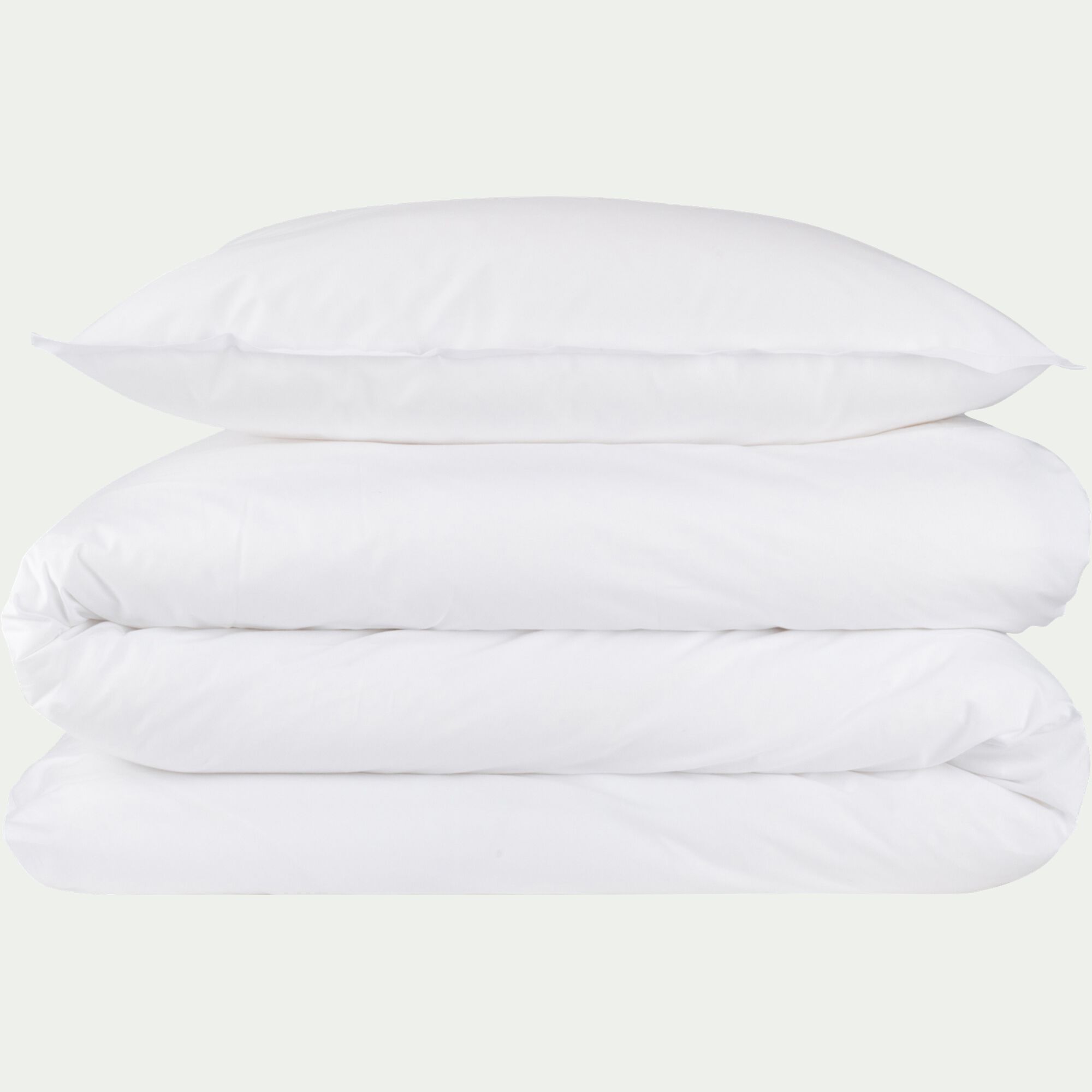 CALANQUES - Taie de traversin en coton - blanc 43x190cm