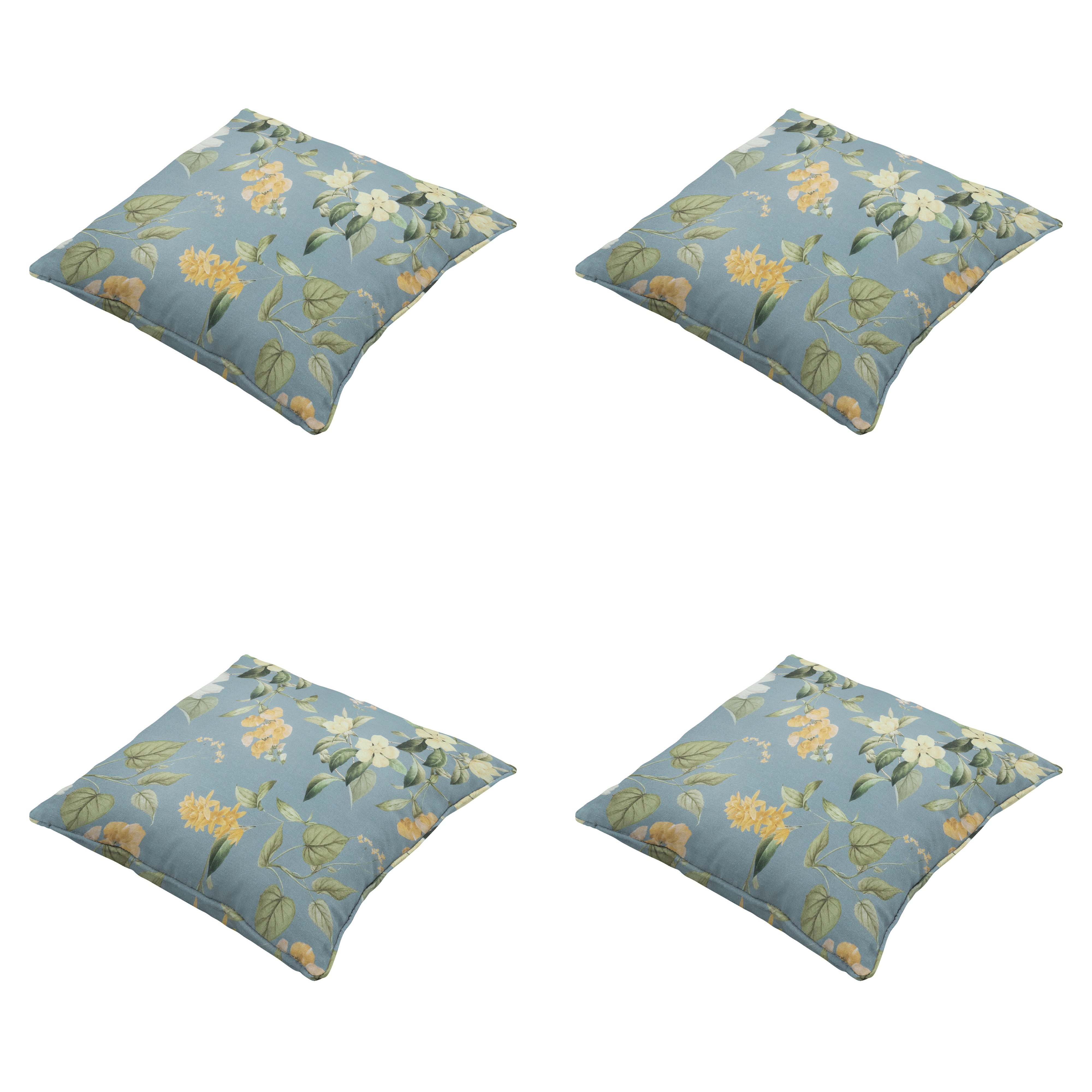 Madison sierkussen Julliete - mulitkleur - 50x50x10cm - set van 4