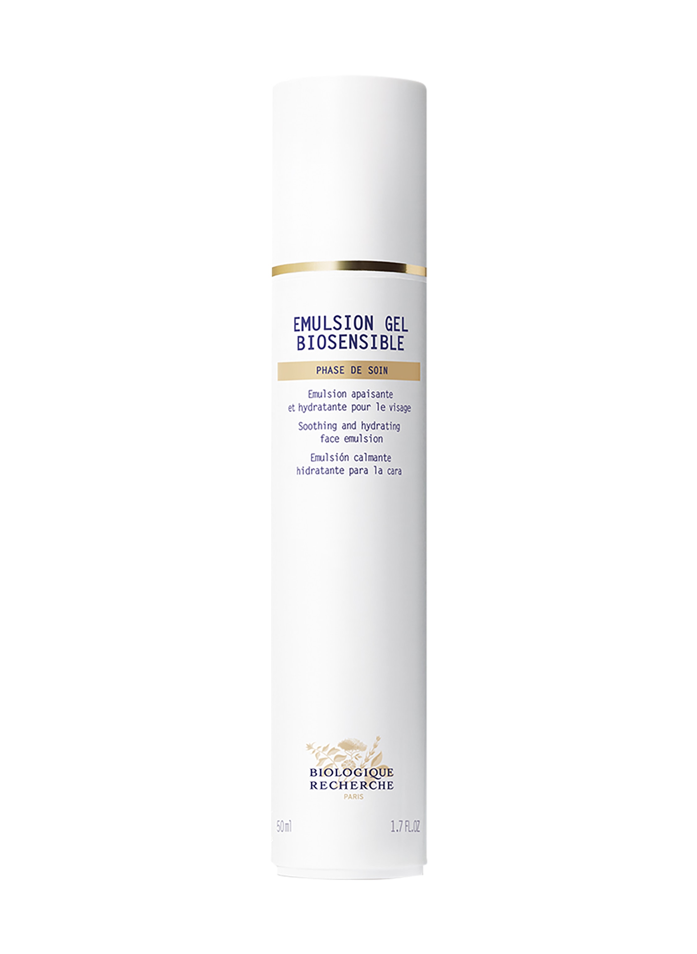 BIOLOGIQUE RECHERCHE EMULSION GEL BIOSENSIBLE