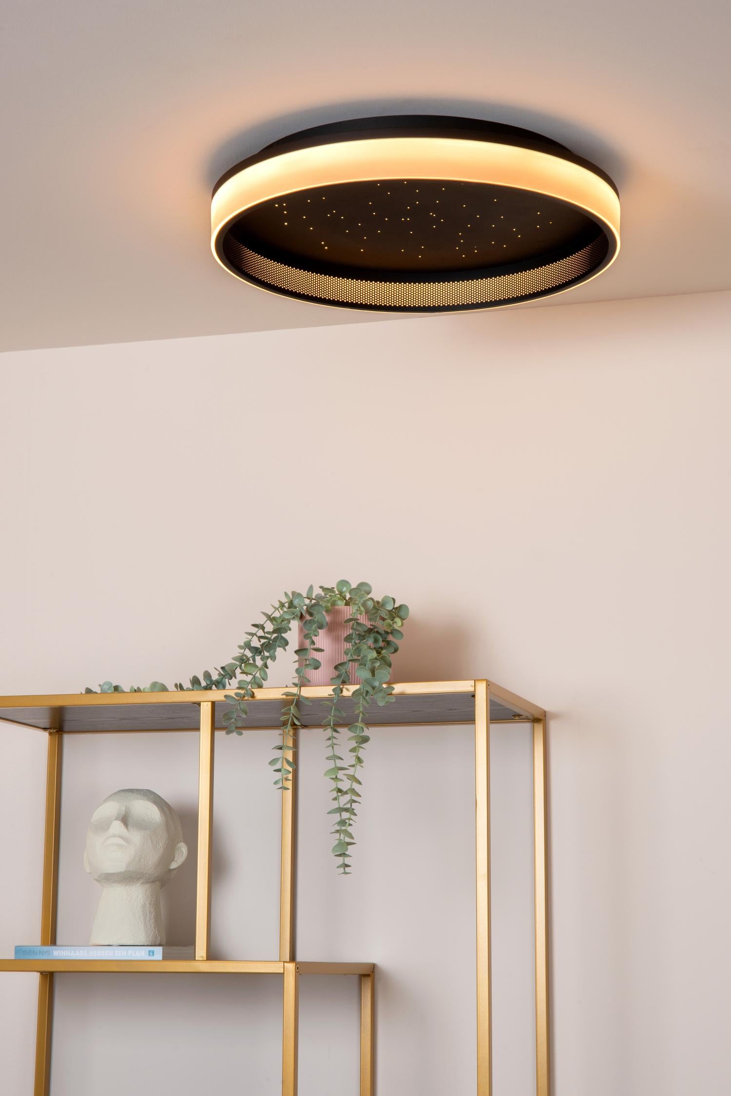 Lucide plafonnière ESTREJA - Geïntegreerde LED - Zwart