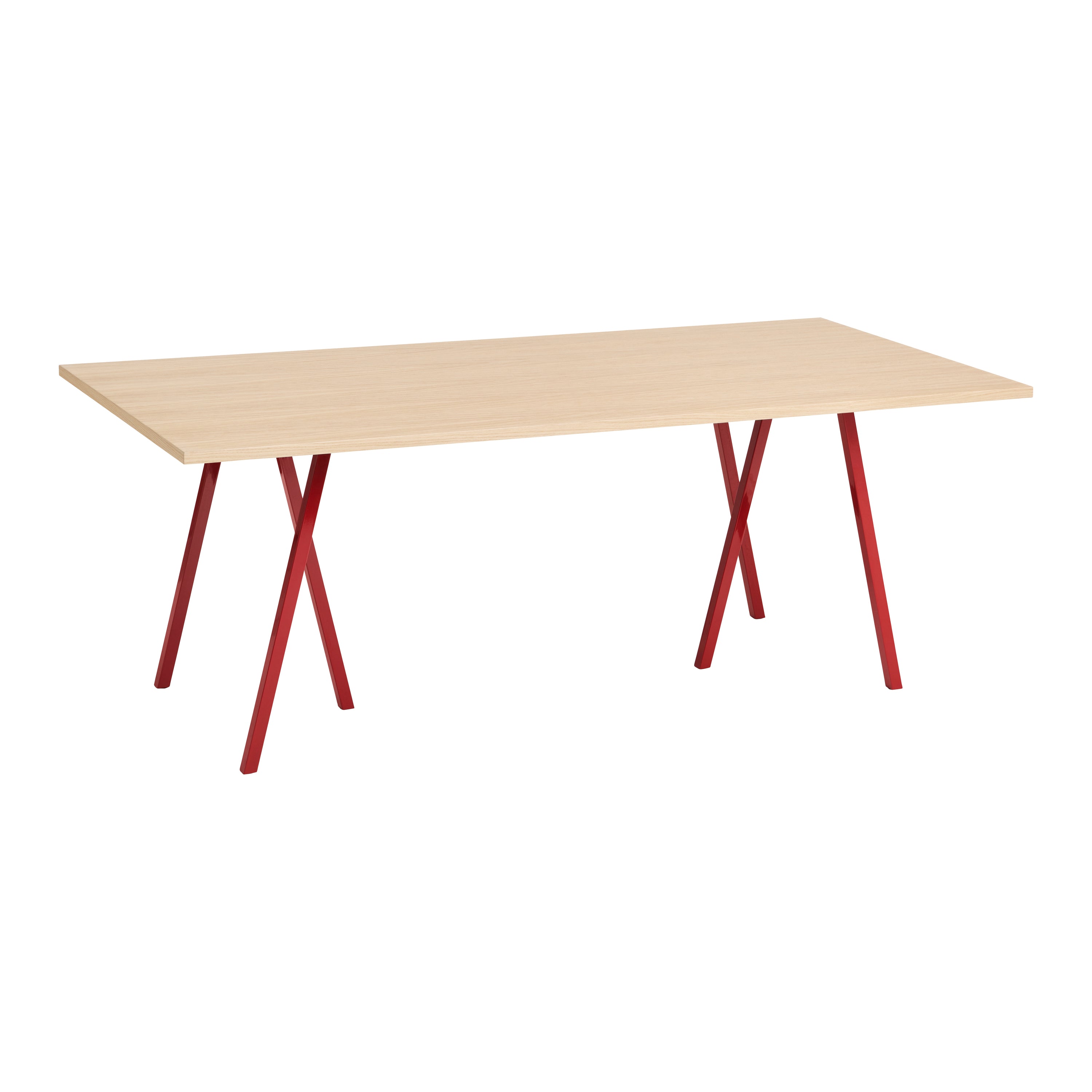 HAY Loop Stand Eettafel 200 x 92,5 cm - Maroon Red
