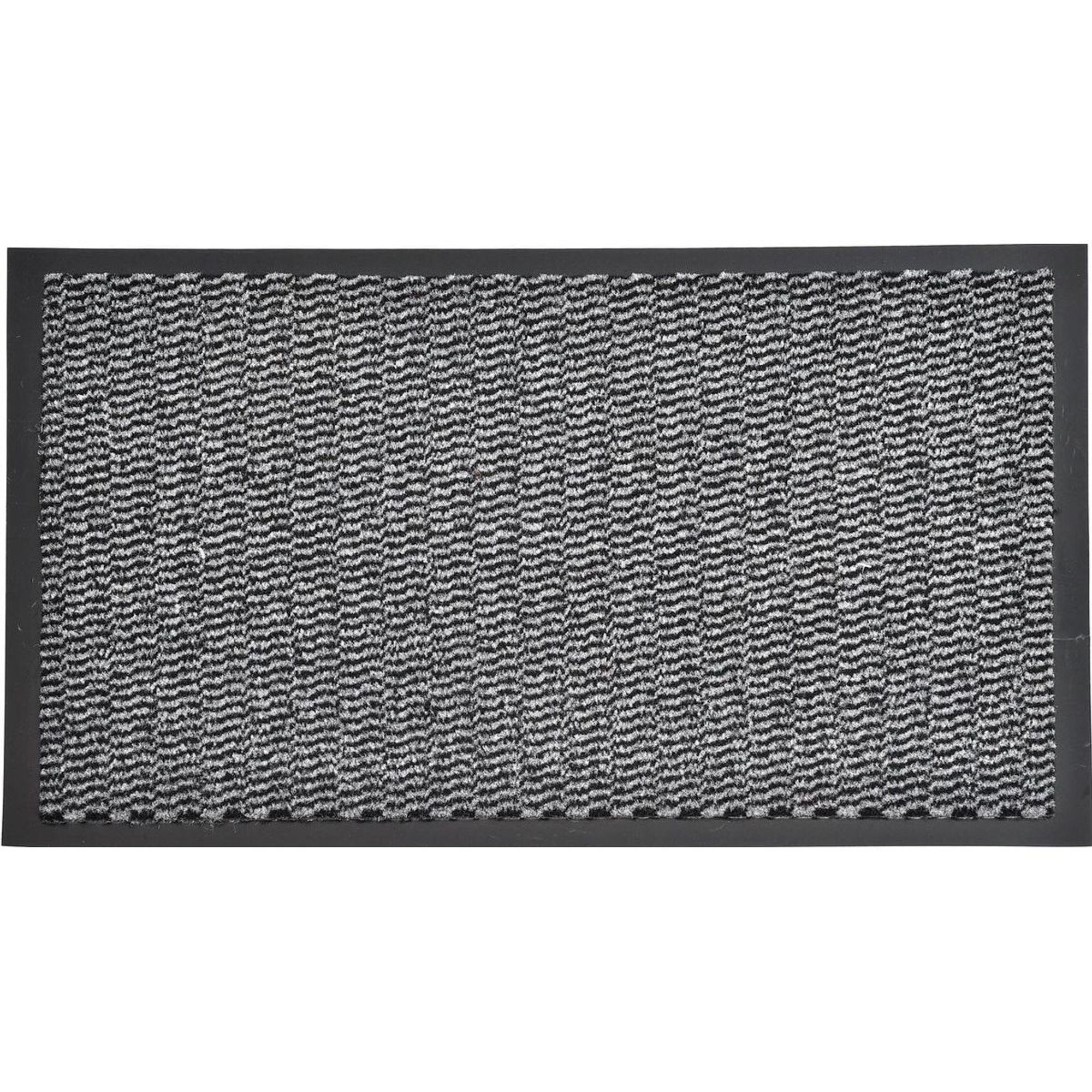 Tapete de entrada LISA cinza 60x80cm
