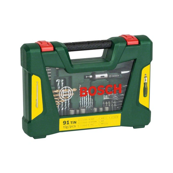 Bohrer- und Bit-Set »V-Line 2607017195«, Metall, Breite: 22,5 mm