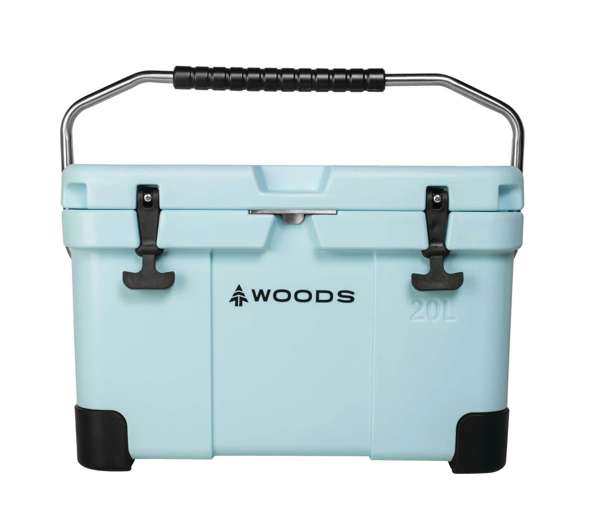 Woods ARCTIC Roto-Moulded Cooler with Handle, 20-L, Light Blue
