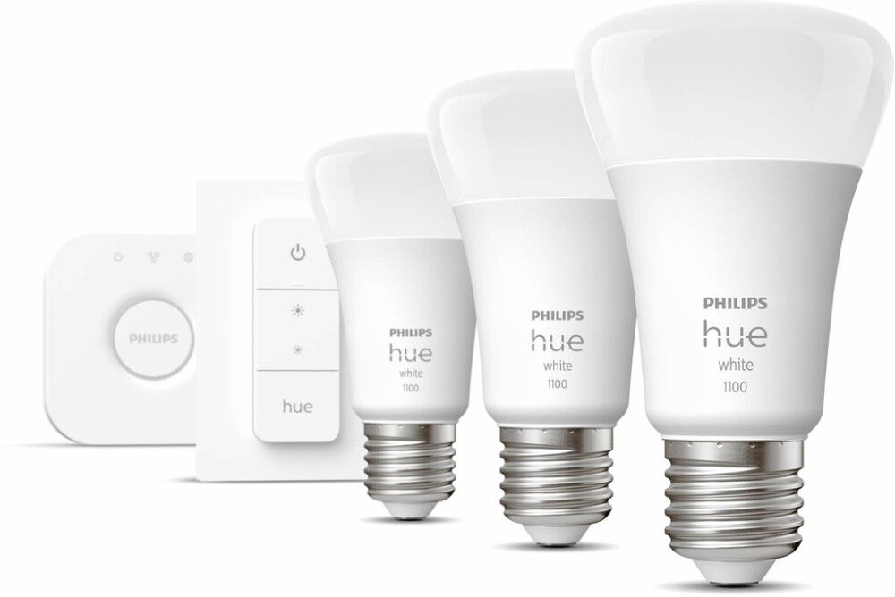 STARTPAKKE PHILIPS HUE A60 E27 9,5W 3-PK