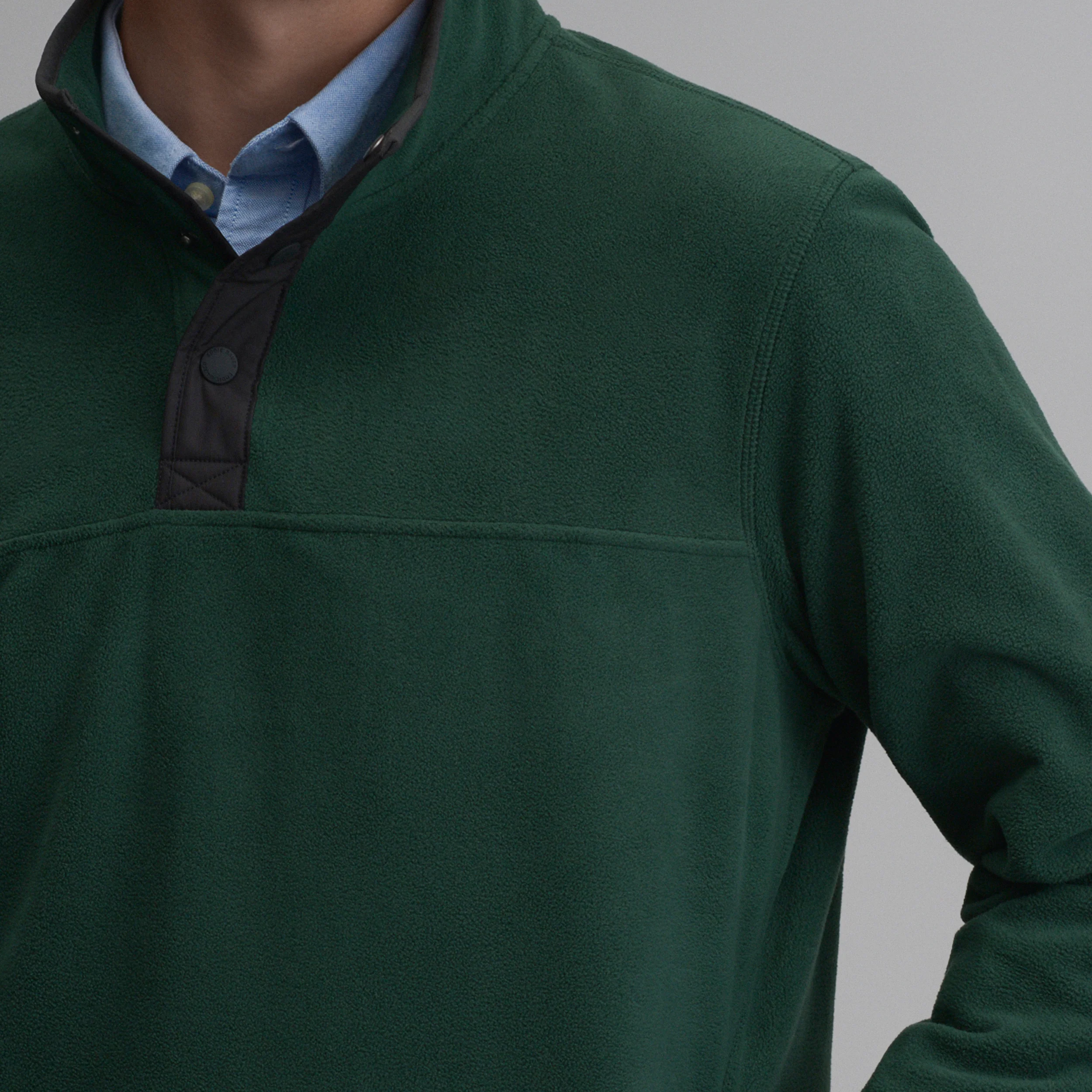 Men's Chutes Fleece Snap Mock Pullover