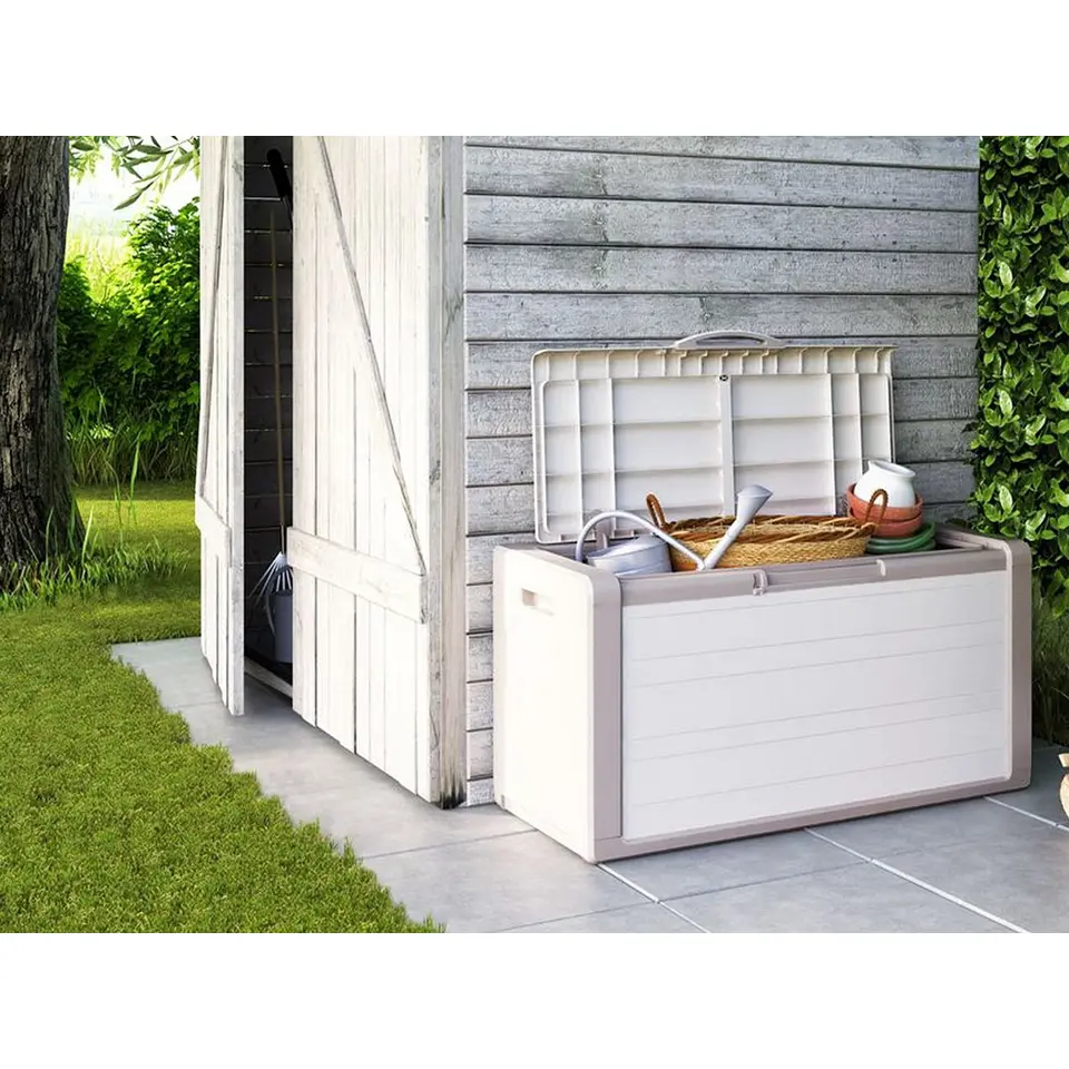 Keter Gulliver Tuinbox - 300L - 118x55x49cm - beige